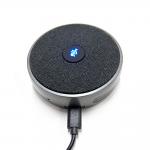 Portable Bluetooth Conference Speakerphones With Mic LED Lighting for sale