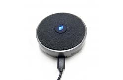 China Portable Bluetooth Conference Speakerphones With Mic LED Lighting supplier