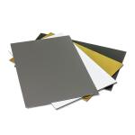 PE PVDF grey color Aluminium Composite Panel acm acp with 3mm/4mm/5mm for sale