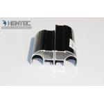 6063 6060 Aluminum Door Extrusions Profile Black Color Customerized Shapes for sale