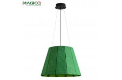 China Modern Polyester Fiber Lampshade Office Acoustic Sound-Absorbing PET Felt Handmade Chandelier supplier