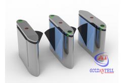 China Optical Sensors 0.6s Retractable Flap Barrier Gate Anti Tailgating supplier