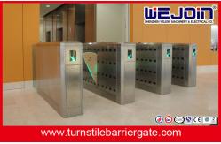 China DC 24V  Metro Flap Barrier Gate Controlled Access Control Turnstile Gate supplier