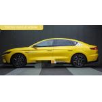 Electroluminescent Yellow Matte Car Wrap Film Air Release Swipeable for sale
