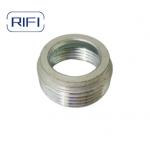 Rigid Pipe Fittings Sliver Color 1/2'' Steel With Zinc Coating Reducing Bushing Nipple Bushing for sale