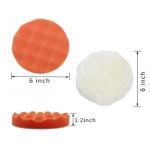 7pcs 150mm Drill Buffing Polishing Pads Set Wheel Foam Microfiber