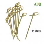 Custom Bamboo Knot Skewers Toothpicks 12cm For Cocktail Event Supplies for sale