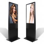 Floor Standing Digital Signage Kiosk Lcd Double Touch Screen Advertising Screen