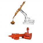 Three Section Excavator Telescopic Boom Arm For Heavy Machinery Deep Excavation for sale