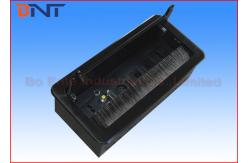 China Luxurious Office Tabletop Flip Up Power Outlet Box , Conference Table Power Center supplier