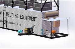 China Road Construction Bitumen Melter , Bitumen Heating Equipment For Bag / Box Packing supplier