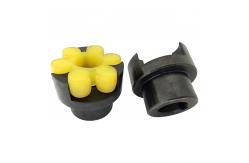 China Polyurethane Elastomer Jaw Couplings Joint Shaft Flexible Mechanical Coupling supplier