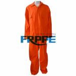OEM Orange Cotton 300gsm Flame Resistant Clothing for sale