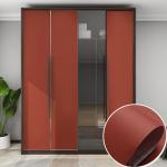 Red Soft Touch Wallpaper 100m Roll Fire Proof Wallpaper For Kitchen for sale