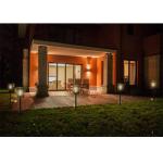 FCC modern 95lm/w ABS LED Solar Landscape Light Solar Flicker Stake Light