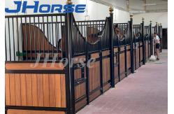 China 14 Foot Horse Stall Fronts Durable Hot Dipped Galvanized Bamboo Frame supplier