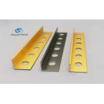 Electrophoresis L Shaped Aluminium Extrusion With Holes 10-25mm Height for sale