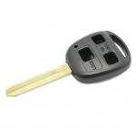 Convenient and Durable Toyota 3-Button Remote Key Casing with Black Plastic Handle for sale