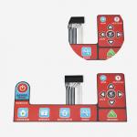 Temperature Resistant PET/PC Graphic Membrane Overlay Switch with Custom Thickness