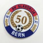 Wholesale Custom Heat Press Flocking White Label Ironing Vinyl Club Embroidered Patch