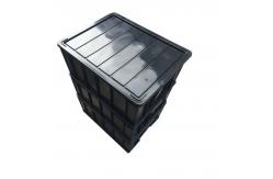 China Recycled Plastic ESD Safe Bins SMT Reel PP Component With Lid supplier