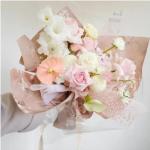 Dream Back Garden Flower Packaging Printed Paper Three-dimensional Pattern Small Fragrance Series Packaging Paper Materials for sale