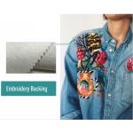 Water Soluble Paper PVA Non Woven Fabric Backing Paper For Embroidery Environmental Material for sale