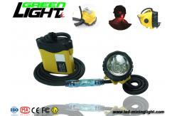 China IP68 25000lux 348lum Rechargeable Tunnel Cap Lamp supplier
