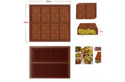 China MHC Custom Deep Small Dubai Chocolate Silicone Mould , Dubai Chocolate Bar Silicone Mould supplier