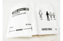 China Critikon Disposable NIBP Cuff Extra Large Adult Blood Presssure Cuff Monitor supplier
