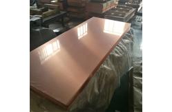 China T2 Grade Copper Plate Sheet 0.8mm Customized ASTM Structure Material supplier