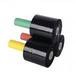 Black Mini Handheld LLDPE packing stretch wrap Film With Rotating Handles Dispenser For Cartons Wrap for sale