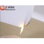 Fire Rated 250GSM White Corrugated Plastic Sheets 4x8 for sale