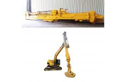 China Heavy Duty Telescopic Boom Excavator With Orange Peel Grapple supplier