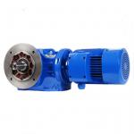 Single Stage Bevel Vertical Helical Gearbox Reducer With AC Motor for sale