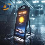 Battery-Powered Portable LED Signage with Android 9.0, IP65 Waterproof & 50000mAh Long-Lasting for sale