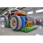 Water Resistant Car Shaped Inflatable Jump House For Children Under 15 Years for sale