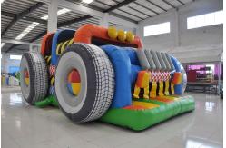 China Water Resistant Car Shaped Inflatable Jump House For Children Under 15 Years supplier