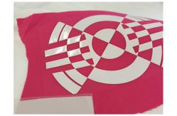 China Custom Made Rubber Heat Transfer Clothing Labels Anti - Slip Function supplier