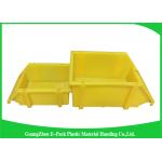 20L Shelving Industrial Plastic Totes , Hardware Storage Containers Space Saving