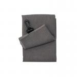 Wholesale Personalized Custom Logo Microfiber Waffle Golf Towels Slit With Grommet And Hook for sale