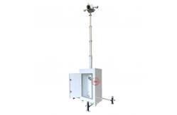 China Mobile Cube Surveillance Tower With CCTV Camera For Remote Site Works supplier