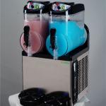 Commercial 2 Bowls Milkshake Smoothie Mini Size Tabletop Slushie Machine for sale