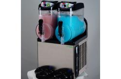 China Commercial 2 Bowls Milkshake Smoothie Mini Size Tabletop Slushie Machine supplier