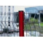 Pvc Coated Galvanized 3d Welded Wire Mesh Fence Curved