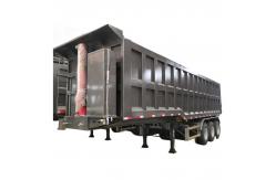 China 40CBM Hydraulic Tipper Trailer Semi Dump Trailers supplier