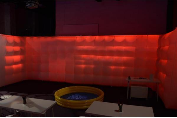 Outdoor Inflatable tent with led light,inflatable tent with rooms