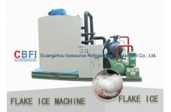 China CBFI Containerized 10 ton/Day Flake Ice Machine Air Cooling / Water Cooling supplier