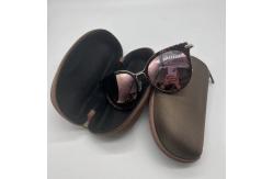 China Protective Durable Sports Sunglasses Case Handhold Set With Rubber Zipper supplier