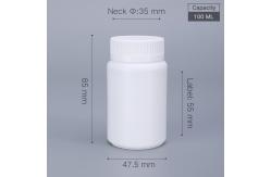 China Versatile lightweight 100ml Plastic Pill Bottles Ensure Safety And Health supplier